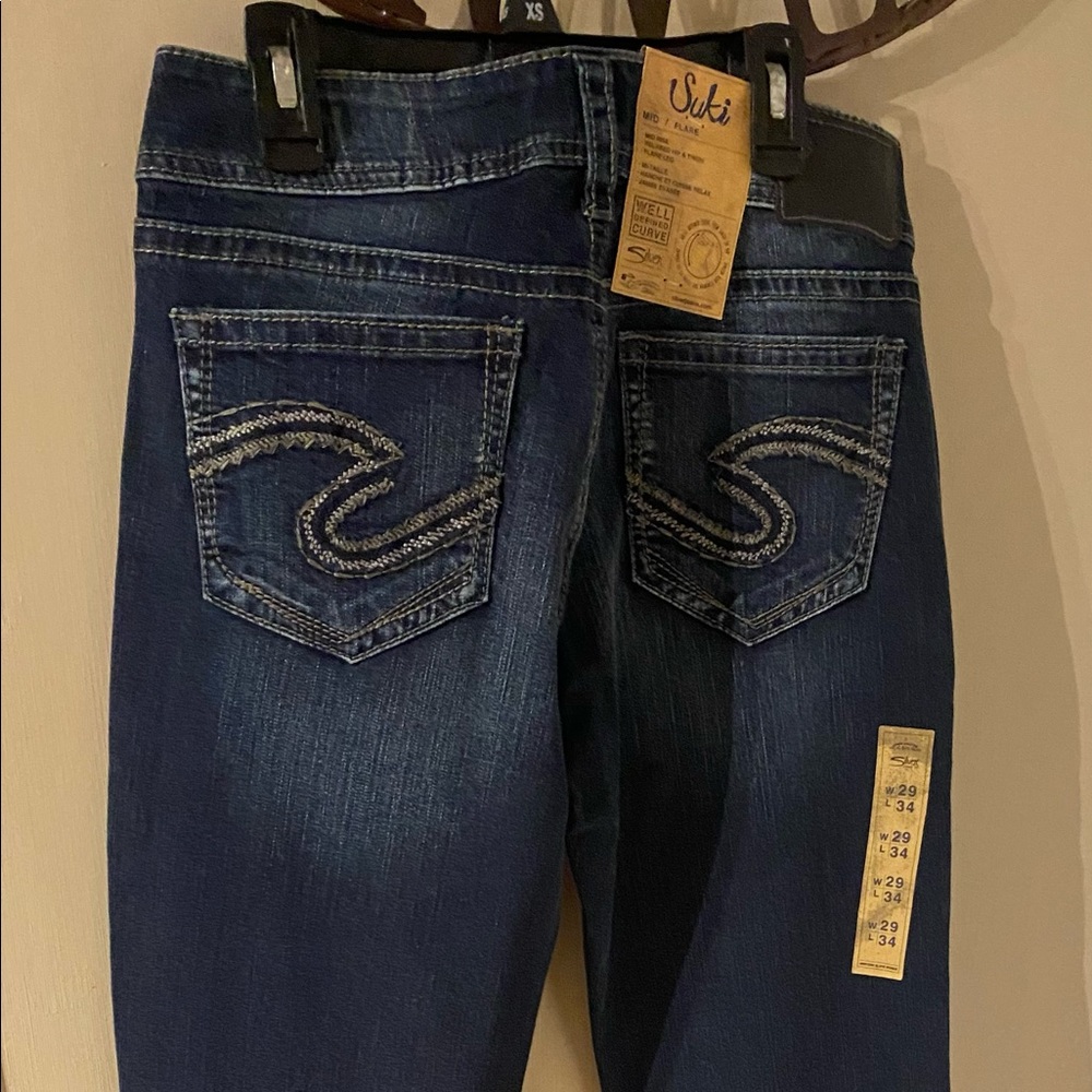 Silver jeans